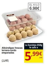 Albondigas Frescas Ternera-Cerdo Empanadas