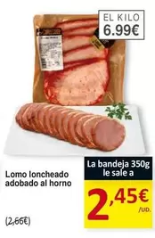 Lomo Loncheado Adobado Al Horno