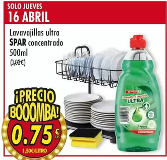Spar - Lavavajillas Ultra Concentrado