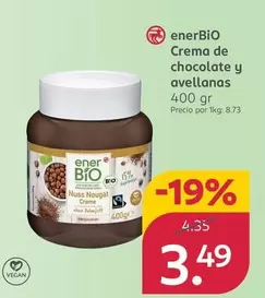 Enerbio - Crema De Chocolate Y Avellanas