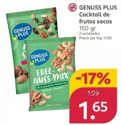 Genuss Plus - Cocktail De Frutos Secos