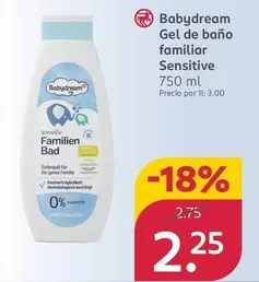 Babydream - Gel De Bano Familiar Sensitive