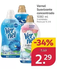 Vernel - Suavizante Concentrado