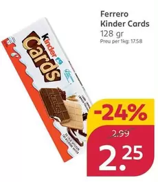 Ferrero Rocher - Kinder Cards