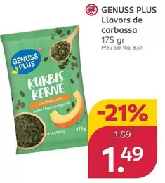 Genuss Plus - Semillas De Calabaza