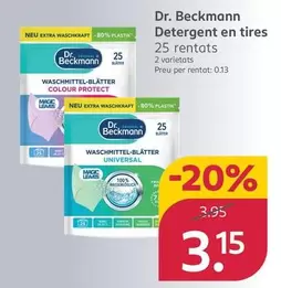 Dr. Beckmann - Detergente En Tiras