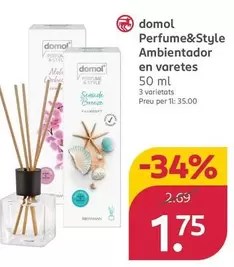 Domol - Perfume & Style Ambientador En Varitas
