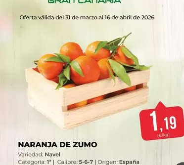 Naranja De Zumo 