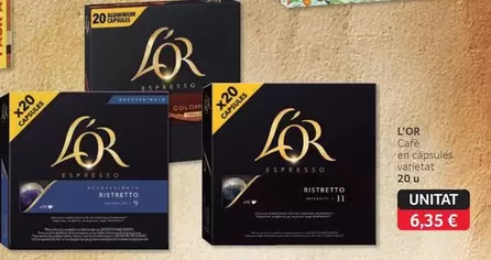 L'or - Café En Capsulas