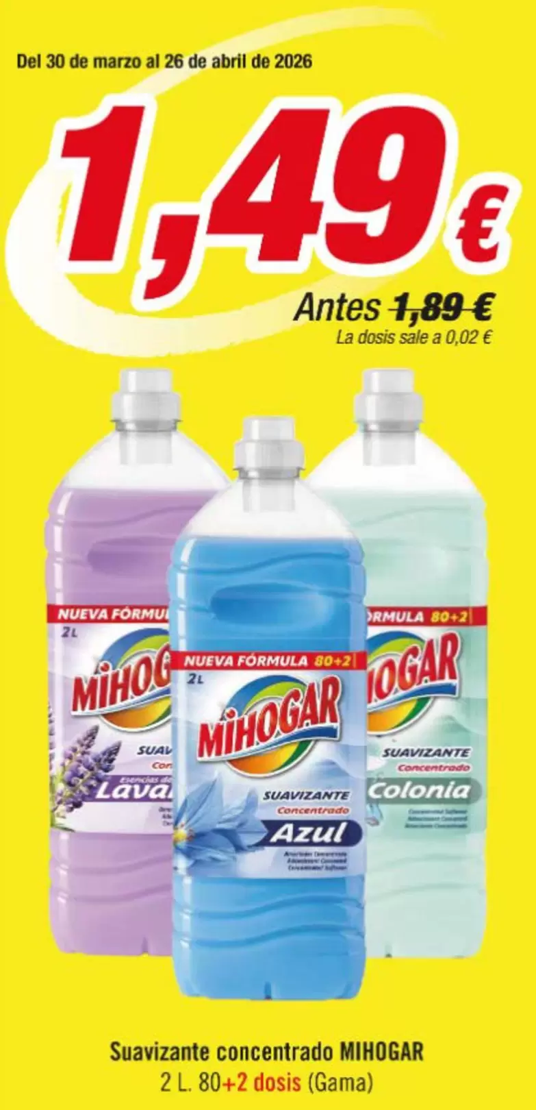 Mihogar - Suavizante Concentrato