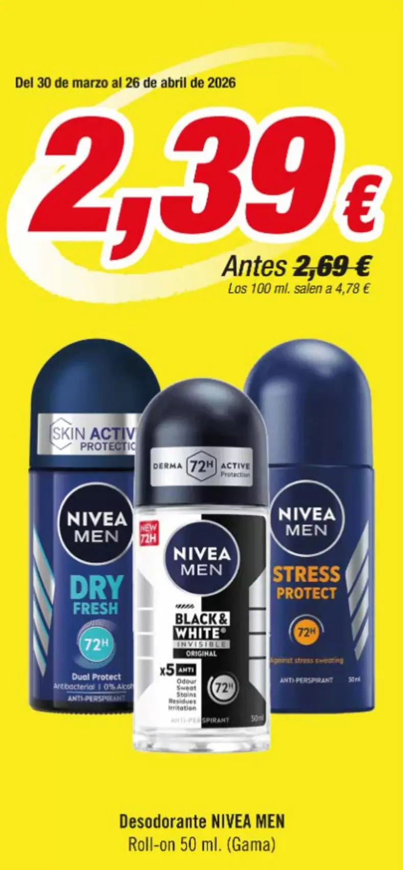 Nivea Men - Desodorante