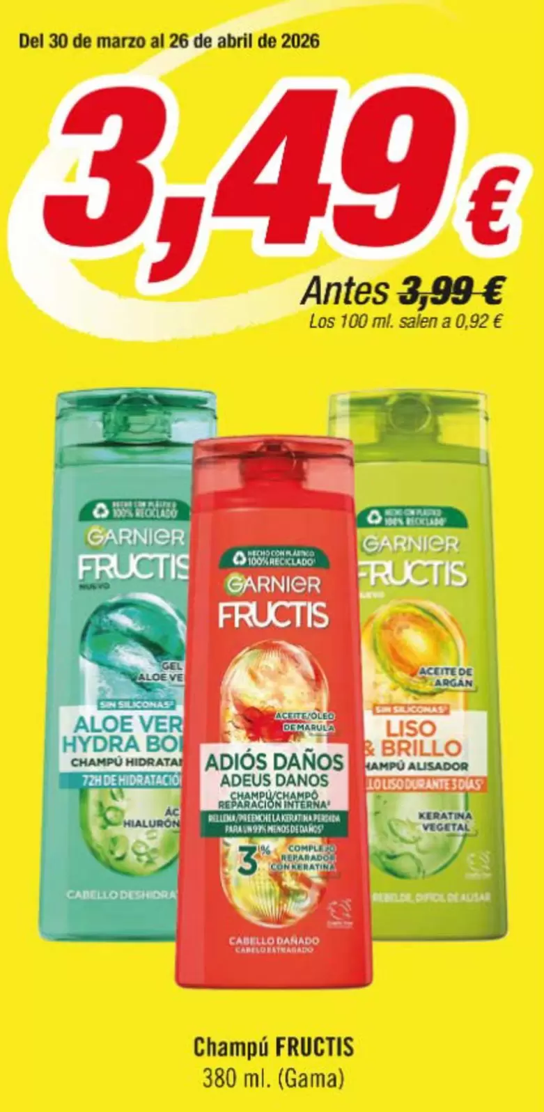 Garnier - Champú Fructis