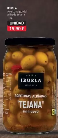 Iruela - Aceitunas Gordal Añadas Tejana