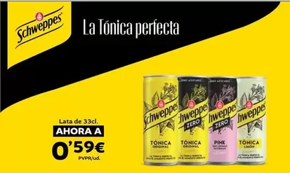 Schweppes - La Tonica Perfecta