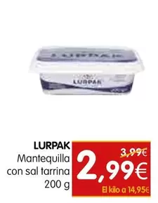 Lurpak - Mantequilla Con Sal Tarrina