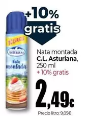 Central Lechera Asturiana - Nata Montada