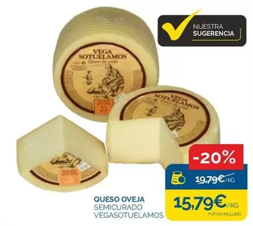 Vega Sotuelamos - Queso Oveja Semicurado