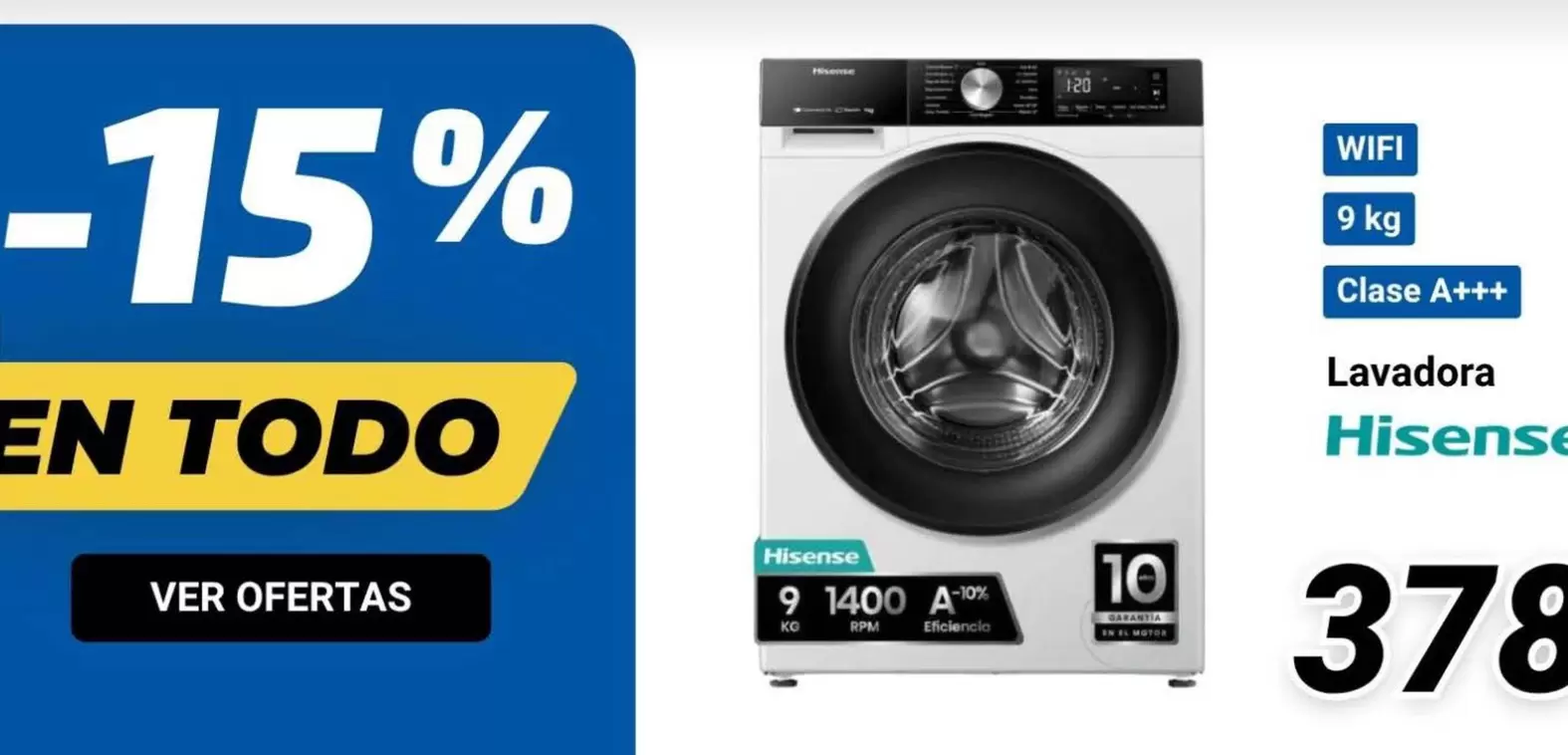 Hisense - Lavadora