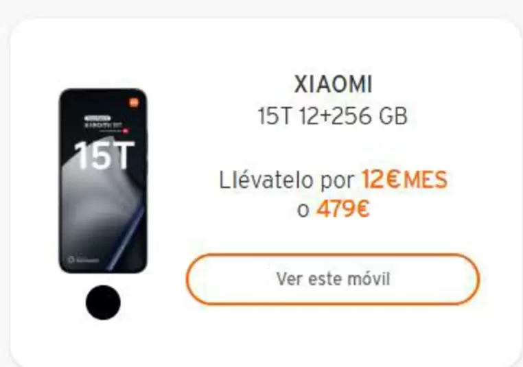 Xiaomi - 15T 12+256 GB