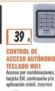 Control De Acceso Autonomo Teclado Wifi