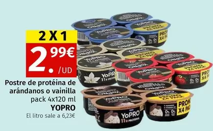 YoPRO - Postre De Proteina De Arandanos O Vainilla