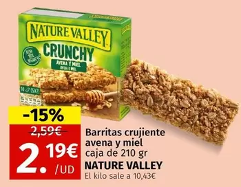 Nature Valley - Barritas Crujiente Avena Y Miel