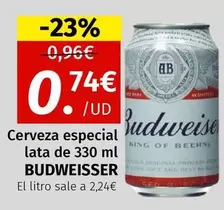 Budweiser - Cerveza Especial