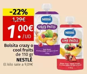 Nestlé - Bolsita Crazy O Cool Fruits