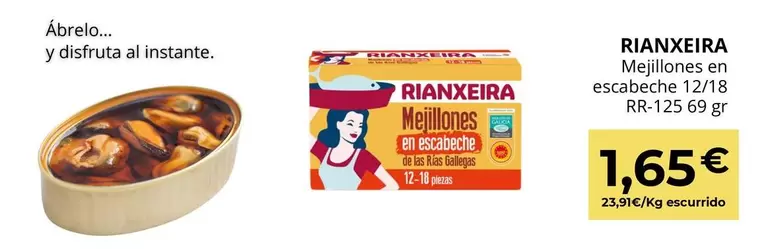 Rianxeira - Mejillones En Escabeche