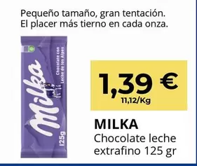 Milka - Chocolate Leche Extrafino