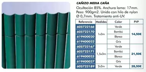 Canizo Media Caña