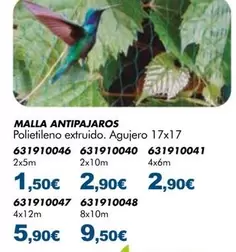 Malla Antipajaros