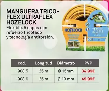 HoZelock - Manguera Tricoflex Ultraflex