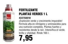 Fertilizante Plantas Verdes