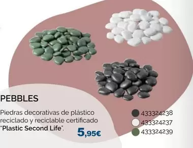 Piedras Decorativas De Plastico Reciclado Y Reciclable Certificado Plastic Second Life