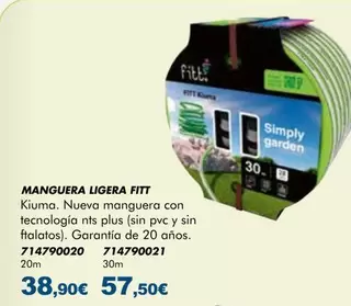 Fitt- Manguera Ligera