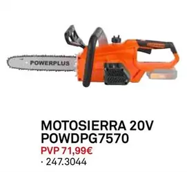 Power Plus - Motosierra Powdpg7570