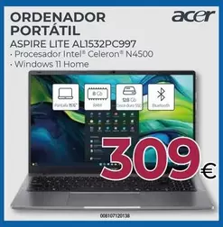 Acer - Ordenador Portatil