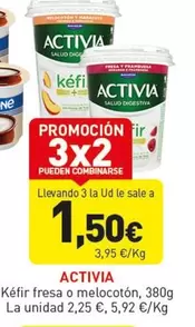 Activia - Kefir Fresa O Melocotón