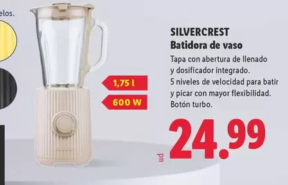 SilverCrest - Batidora De Vaso
