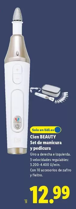 Cien Beauty - Set De Manguera Y Pedicura