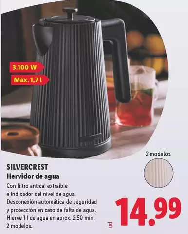 SilverCrest - Hervidor De Agua