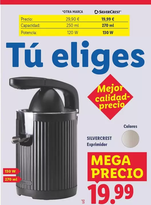 SilverCrest - Exprimidor