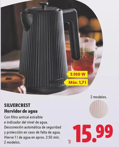 SilverCrest - Hervidor De Agua