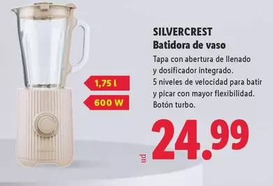 SilverCrest - Batidora De Vaso