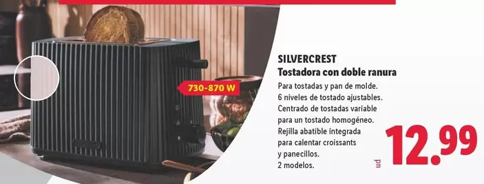 SilverCrest - Tostadora Con Doble Ranura