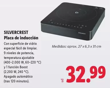 SilverCrest - Placa De Inducción