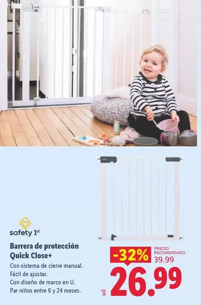 Safety - Barrera De Protección Quick Close+