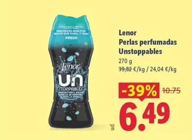 Lenor - Perlas Perfumadas Unstoppables