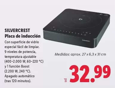 SilverCrest - Placa De Inducción